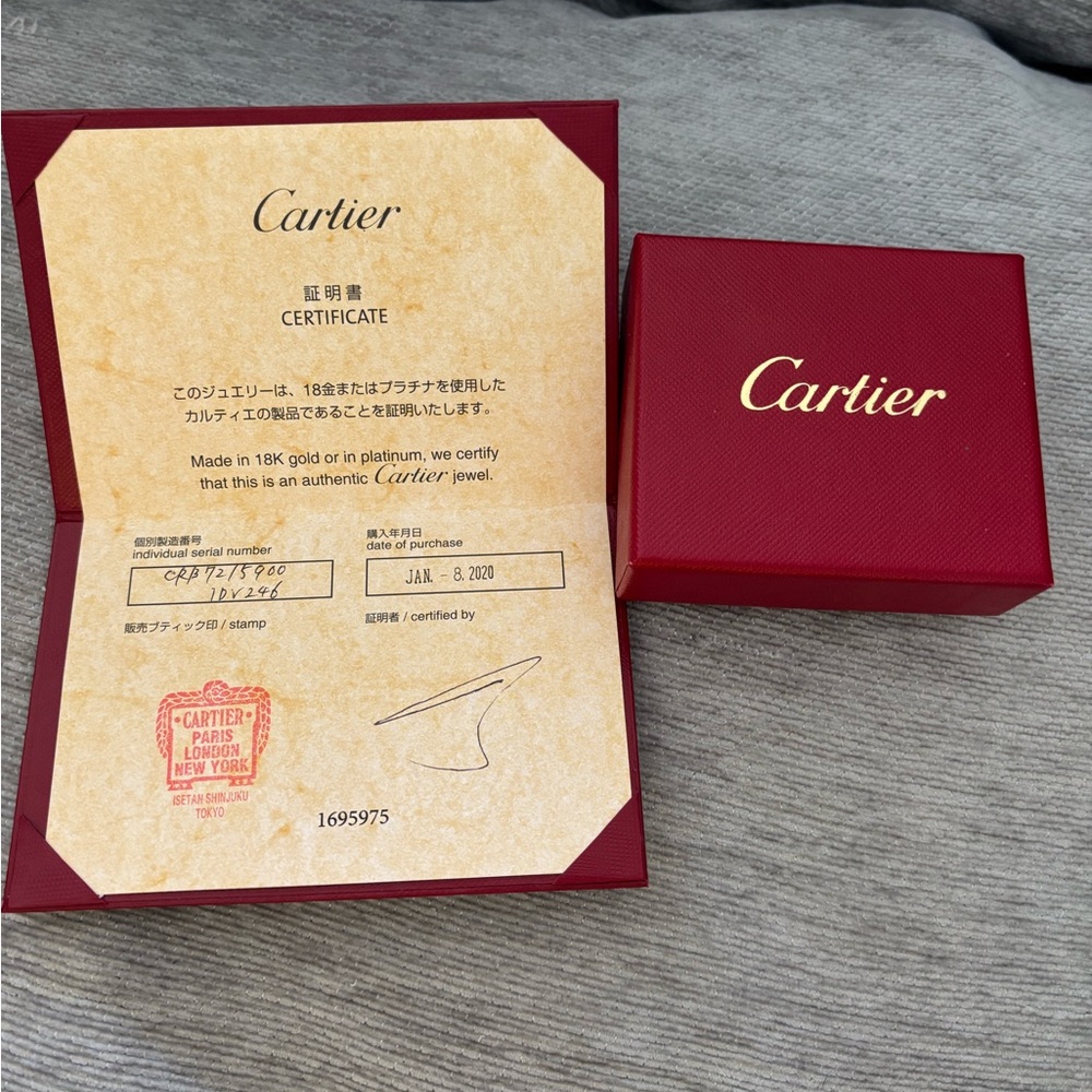 Cartier 18K WG & Diamond Necklace D'Amour! With COA. - Picture 4 of 6